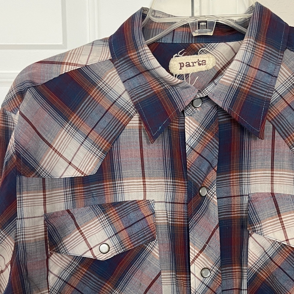Parts Pearl snap button down shirt - Picture 2 of 4